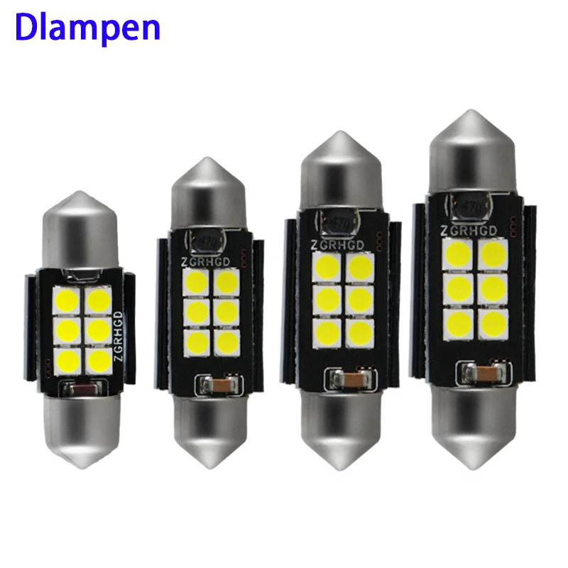 led car festoon light C3W C5W C10W canbus 12v 24v 31 36 39 42 mm super 2W white auto Interior Lighting truck Reading Signal Lamp