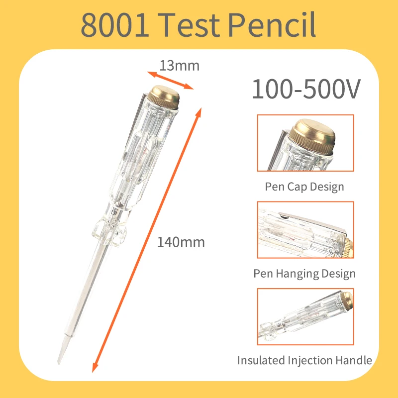 AC/DC 12-250V Special screwdriver for measuring electricity Voltage Tester Detector Electrician Tools Digital display induction