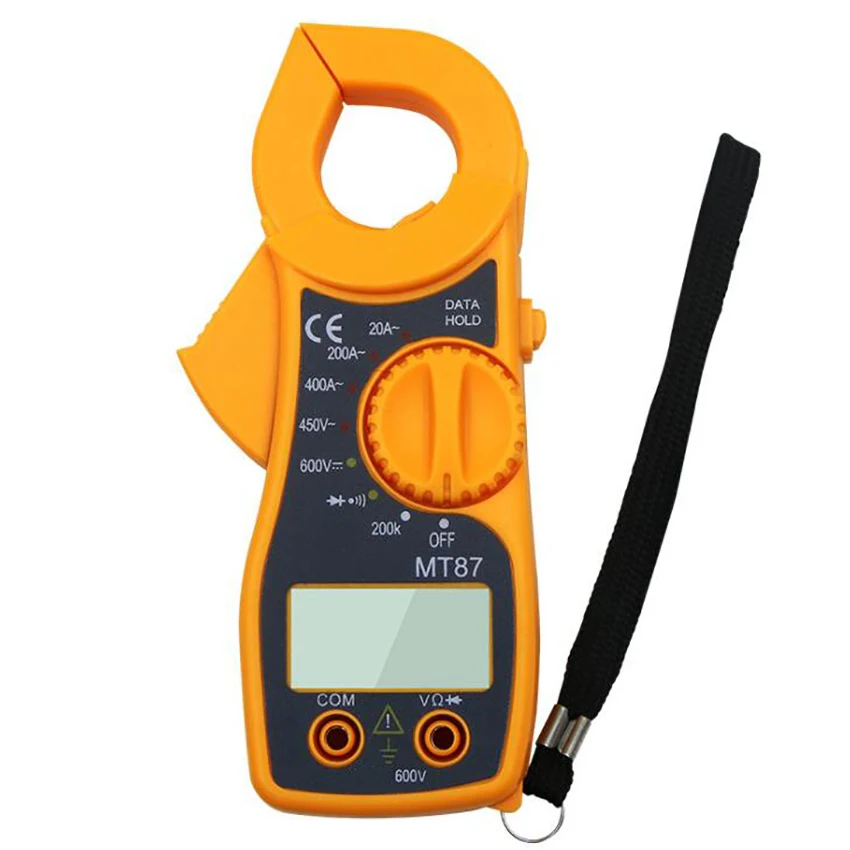 Electrical Tester, Digital Count Clamp Meter DC/AC Multimeter Eletric Ammeter Voltage Tester Ohm High Precision Detector Tool