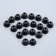 20Pcs Car Plastic Flange Nut Clips #2