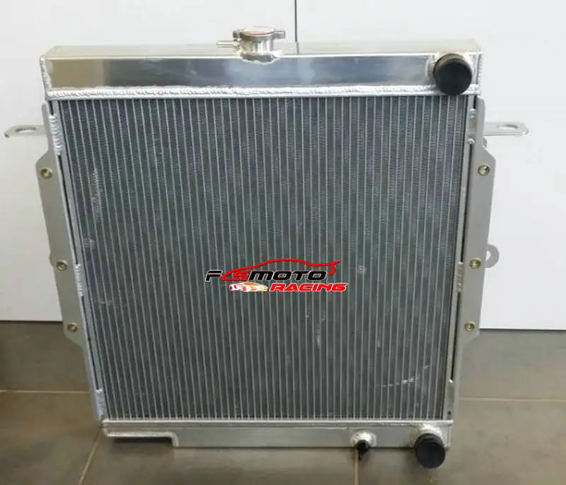 Aluminum Radiator For Toyota Land Cruiser 75 Series 2H Diesel HJ75 1 Year Warranty