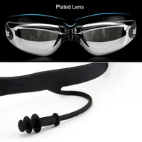 Men Swimming Shorts Waterproof Competition Swim Equipment Goggles with Ear-plug Cap Case Trunks Briefs Swimwear Half Pants 2022 5