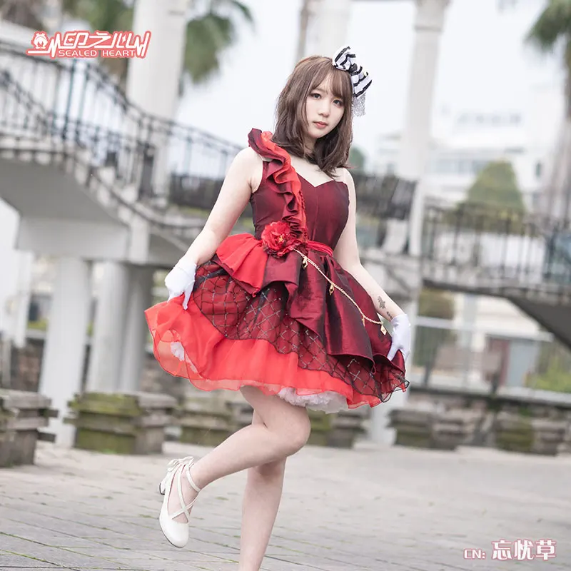 Anime!Lovelive Hop? Arresto? Senza Sosta! Kurosawa Dia Lolita Dress Amore Uniforme Cosplay Costume di Halloween Del Partito del Vestito Delle Donne di Trasporto Libero