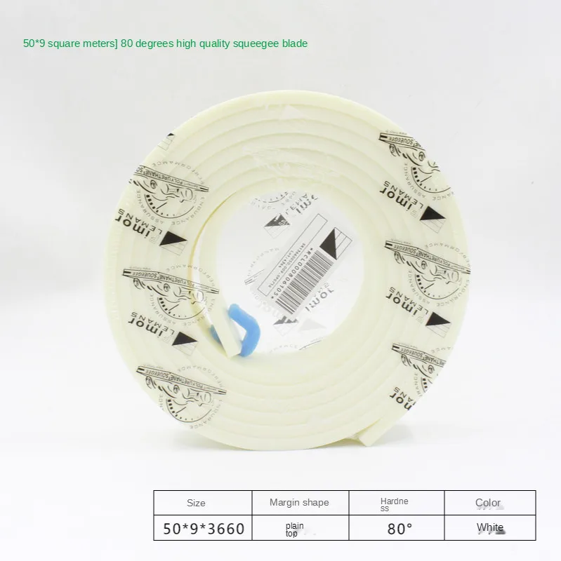 50mm * 9mm Flache Siebdruck Rakel Gummi 55A 65A 75A 80A DIY Siebdruck Tinte Scratch Board werkzeuge Rakel Gummi Klinge – Detail 23