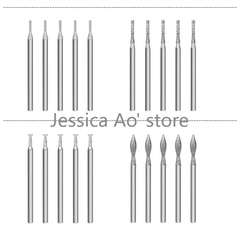 70pcs Set di utensili per intaglio in giada frese elettriche frese per intaglio in pietra lucidatura smeriglio gecco testa della ruota Dremel punte del Router
