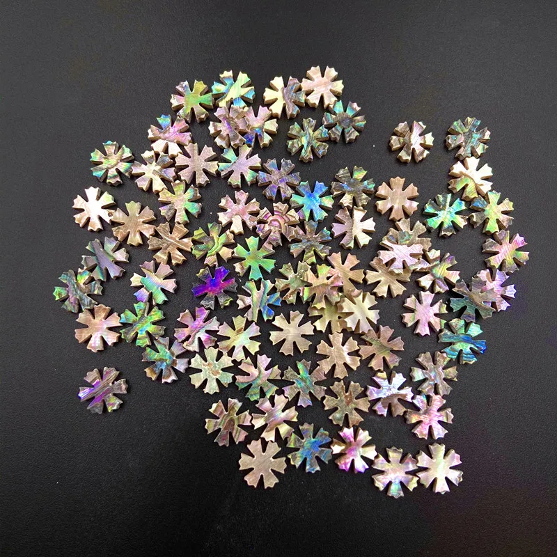 30/50pcs Full size Guitar Colourful Abalone dots Shell decorate inlay Guitar Accessories parts,mother of pearl shell blanks