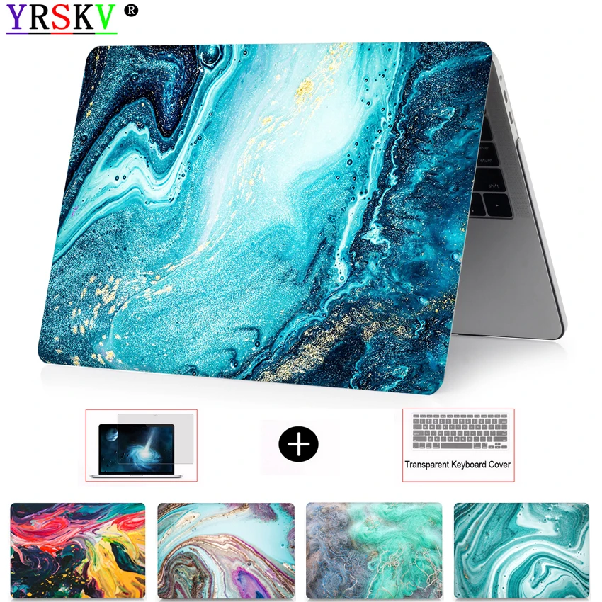 Marble 2021 Laptop Case For Apple MacBook M1 Pro MAX Chip 14 16 Air Retina 11 12 13 15 inch 2020 Touch Bar 15.4 13.3 inch Cover