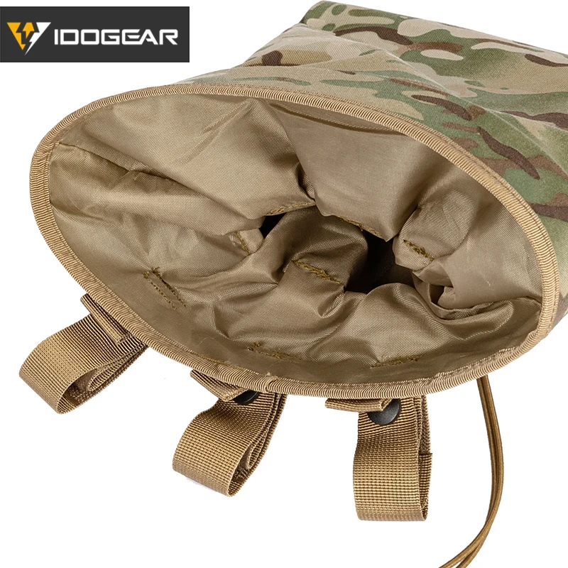 IDOGEAR Tactical Magazine Dump Pouch Molle Mag Drop Pouch recykling torby do przechowywania torba na narzędzia 3550