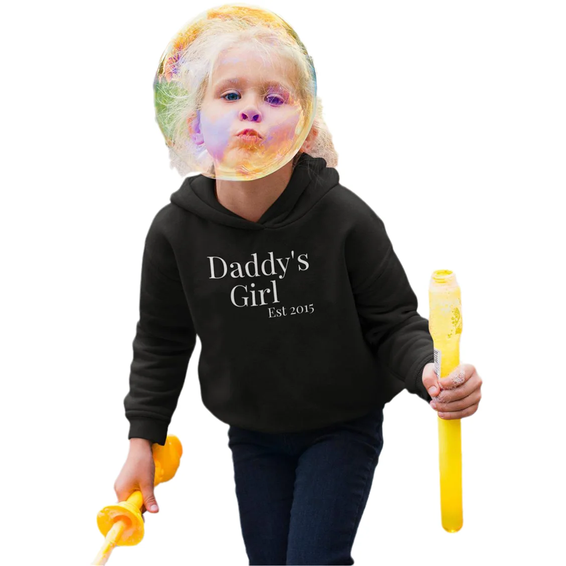 

Daddy's Girl Boy Personalised Unisex Kids' Hoodie