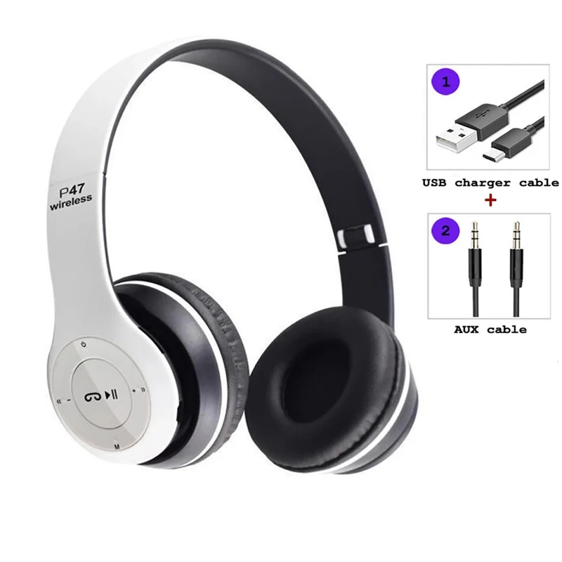 Soleeanre Bluetooth-compatible Earphones wireless headphones headset music stereo helmets headset Gaming Foldable for phone PC