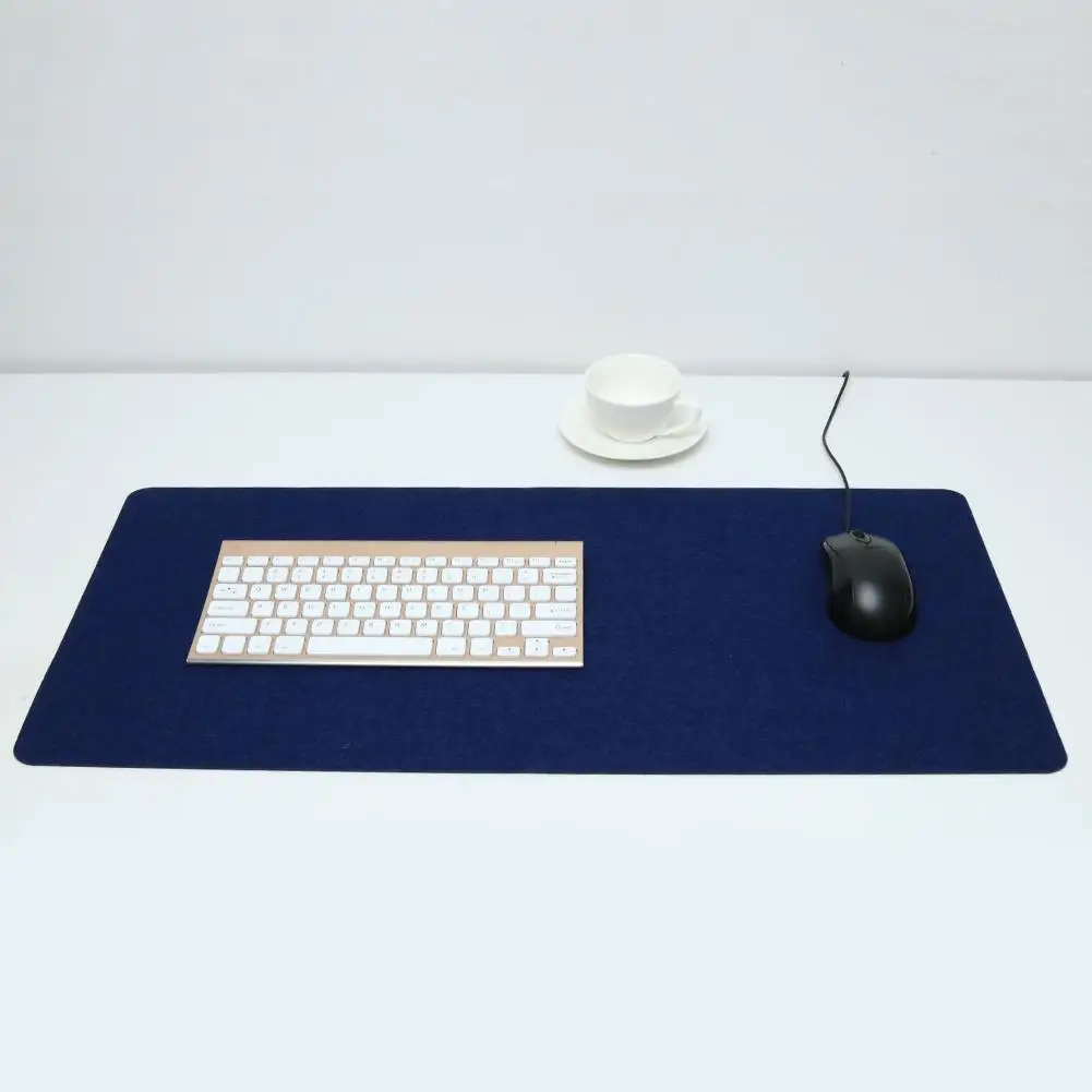Large Office Computer Desk Mat Mousepad Keyboard Table Cover Modern Table Mouse Pad Wool Felt Laptop Cushion Desk Mat Gamer