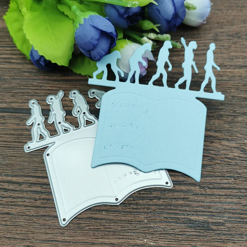 Evolution Bookmark Metal Cutting Dies Stencils For DIY Scrapbooking Decorative Embossing Handcraft Die Cutting Template