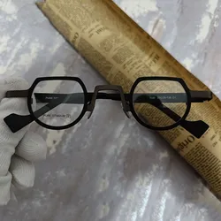 Vintage Round Pure Titanium Eyeglasses Frames Men Women Optical Glasses Frame Retro Premium Prescription Eyeglass Frames
