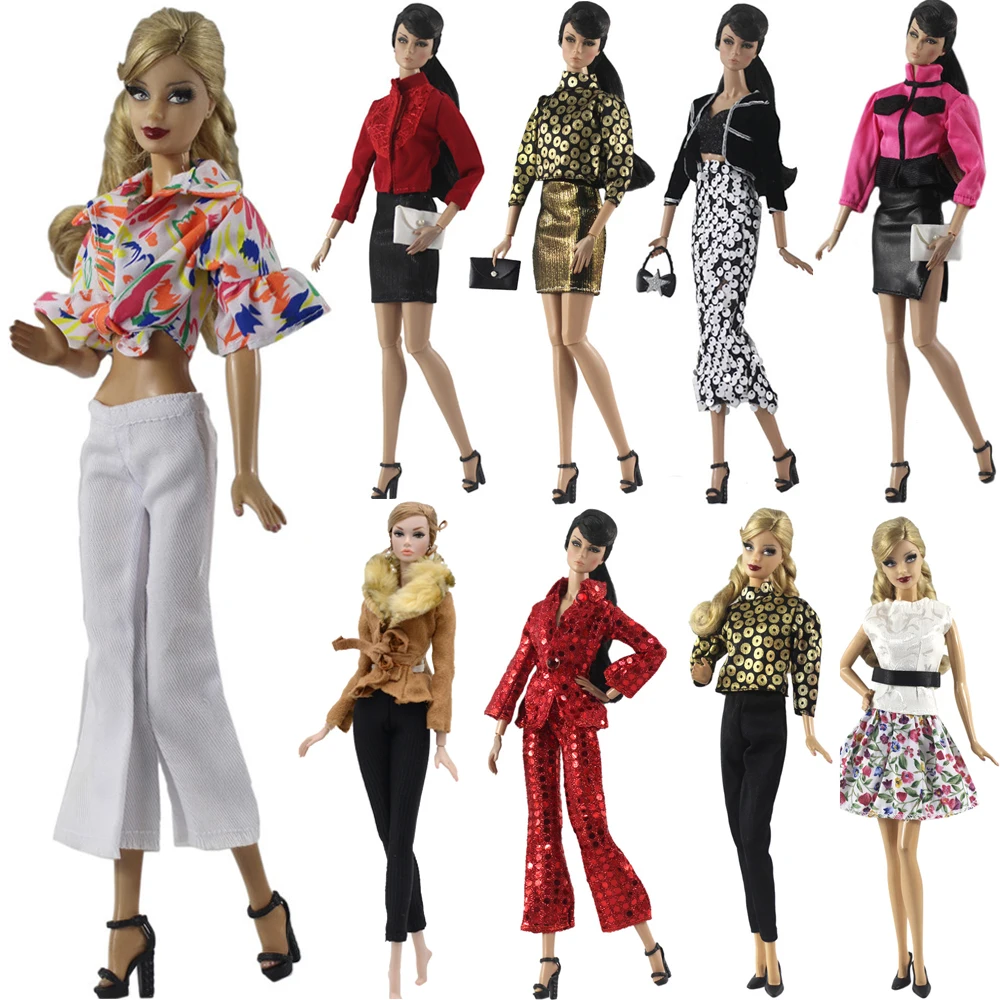 NK Mix 1 Set 1/6 Prinses Noble Pak Handgemaakte Jurk Casual Rok Mode Pop Kleding Voor BJD Pop Accessoires Cadeau Speelgoed JJ