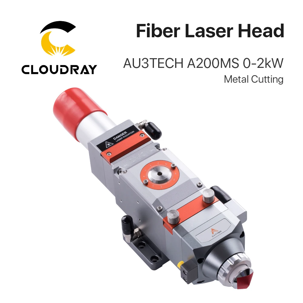 

Cloudray Metal Cutting Head AU3TECH A200MS 0-2KW Automatic Focusing OBH Laser Head D30 CL100 FL125 Ceramic D28 for Laser Machine