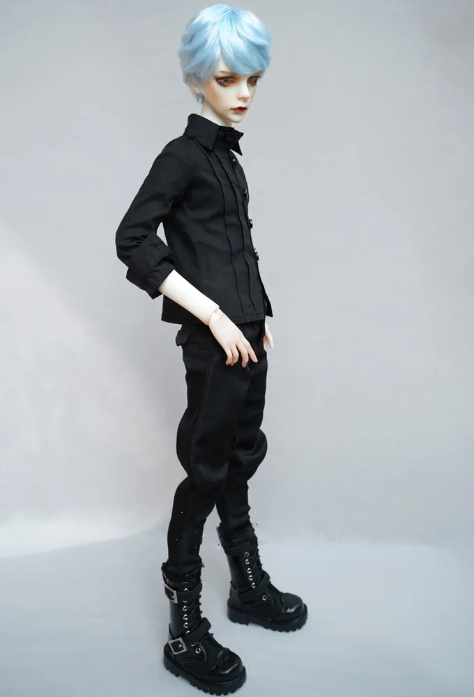 BJD doll pants suitable for 1-3 1-4 uncle size doll pants men's black personality trousers doll accessories