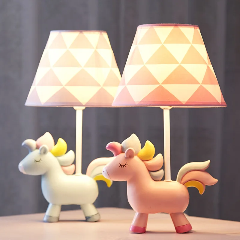 

Unicorn Cute Desk Lamp Luminaria De Mesa Lampe De Chevet Girl Lamparas De Mesa Para El Dormitorio Kids Room Light Baby HTL-040