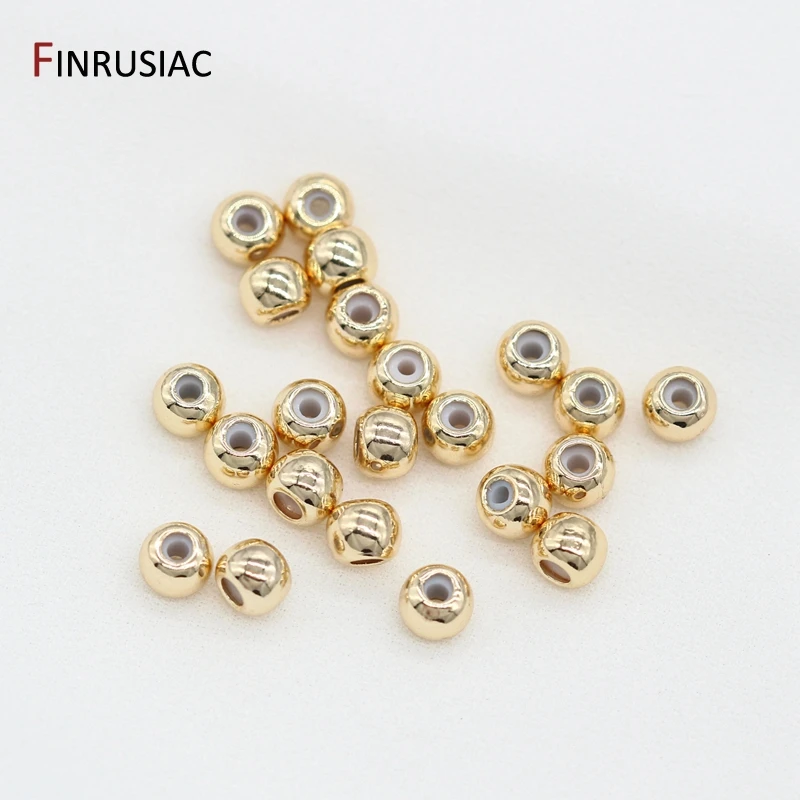 14K Gold Plated Round 