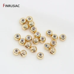 14K Gold Plated Round