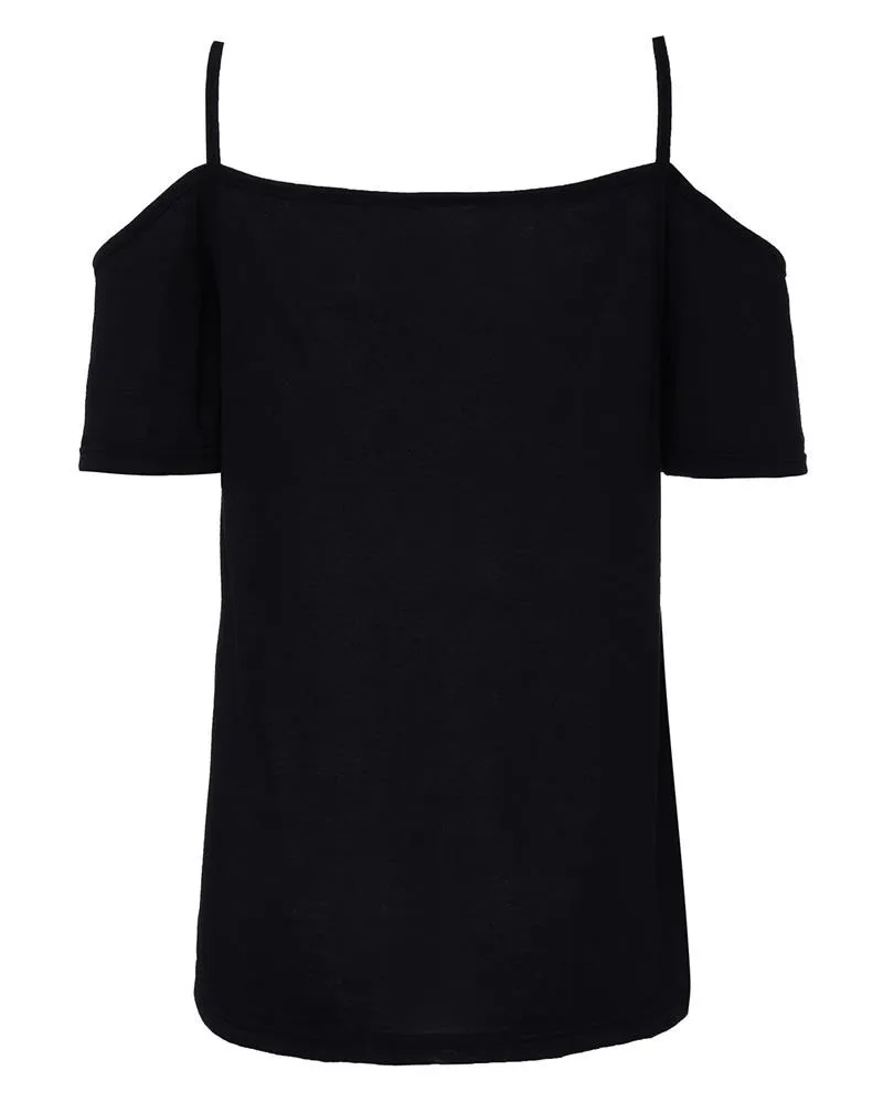 Frauen T-Shirts Sommer Sexy Frauen Hosenträger Kurzarm Off Schulter Tops Tees Blusas Weibliche Baumwolle Solide Stretch Westen