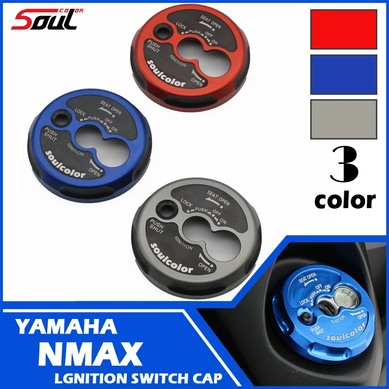 Fits For Yamaha N-Max Nmax 155 Nmax155 2015 2016 2017 2018 2019 Artudatech Aluminum Ignition Switch Cap Key Lock Cover