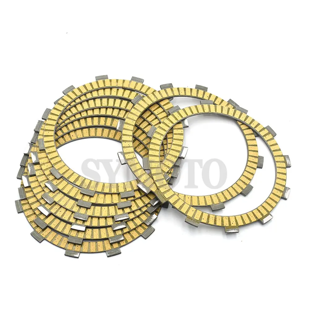 

Motorcycle Clutch Plates Disc Set For KAWASAKI KX250 W650 Ninja 750R ZX-9R ZX-7 7R VN750 VN800 VN900 Vulcan 800 900 ZX750 ZX900