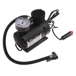 Mini Portable Air Compressor Wheel Automatic Pump Inflator Car Auto Accessory DC 12V