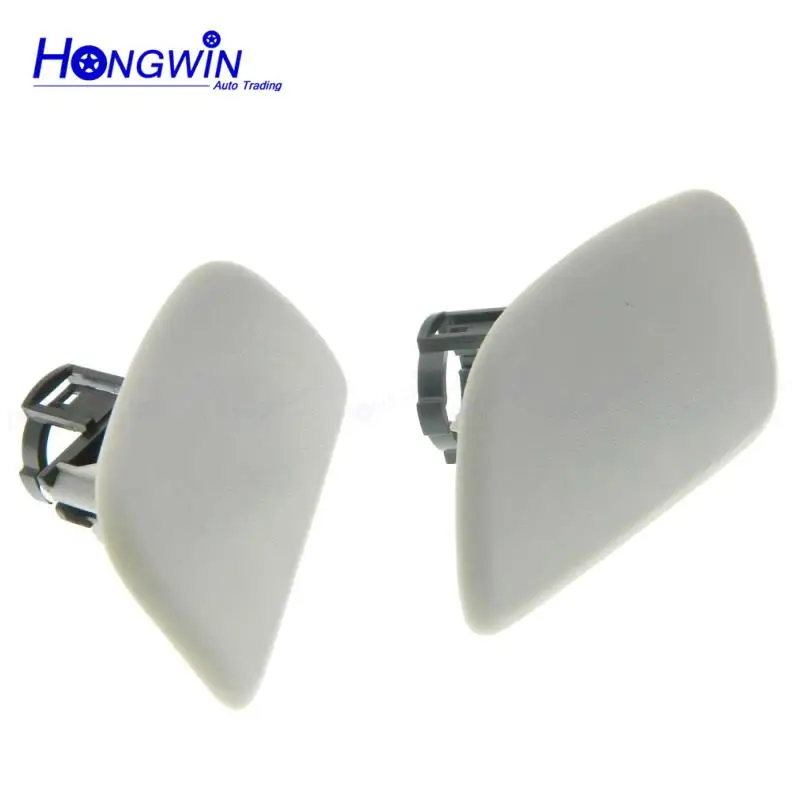 Bumper Headlight Headlamp Washer Nozzle Cover For Subaru For Forester 2005-2008 Unpainted Water Jet Sprayer Cap 86636-SA240