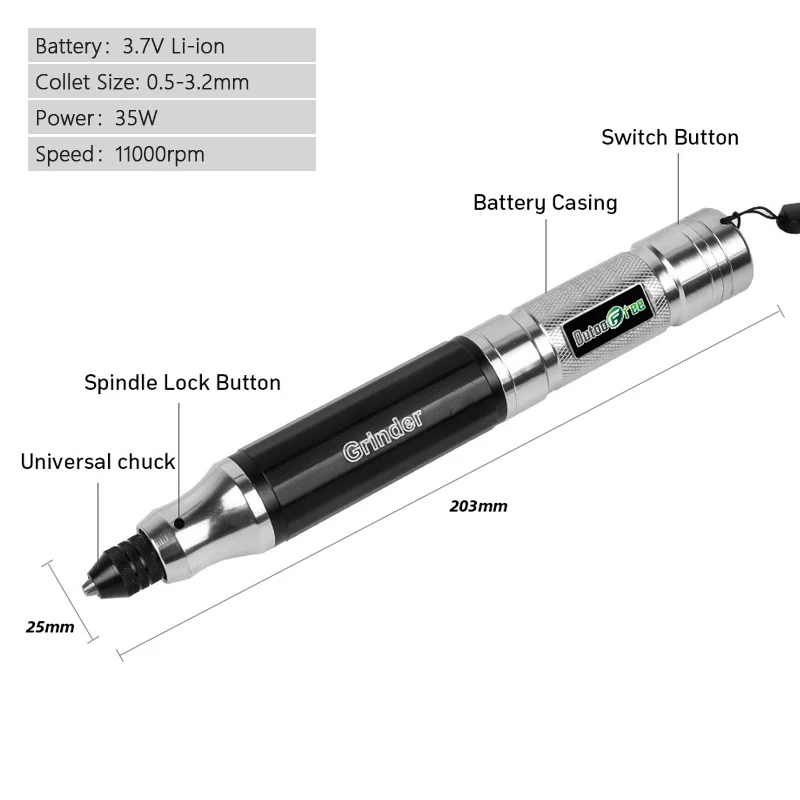 1 Set Recharge Cordless Engraver Pen Dremel Mini Drill Accessories With Battery Power Tools DIY Engraver Electric Pen Set Box