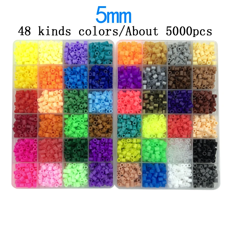 2.6mm/5mm Perler Fuse beads and pegboard textbook Iron beads Kit Hama beads 3D Puzzle DIY Kids Creative Handmade Craft Toy Gift