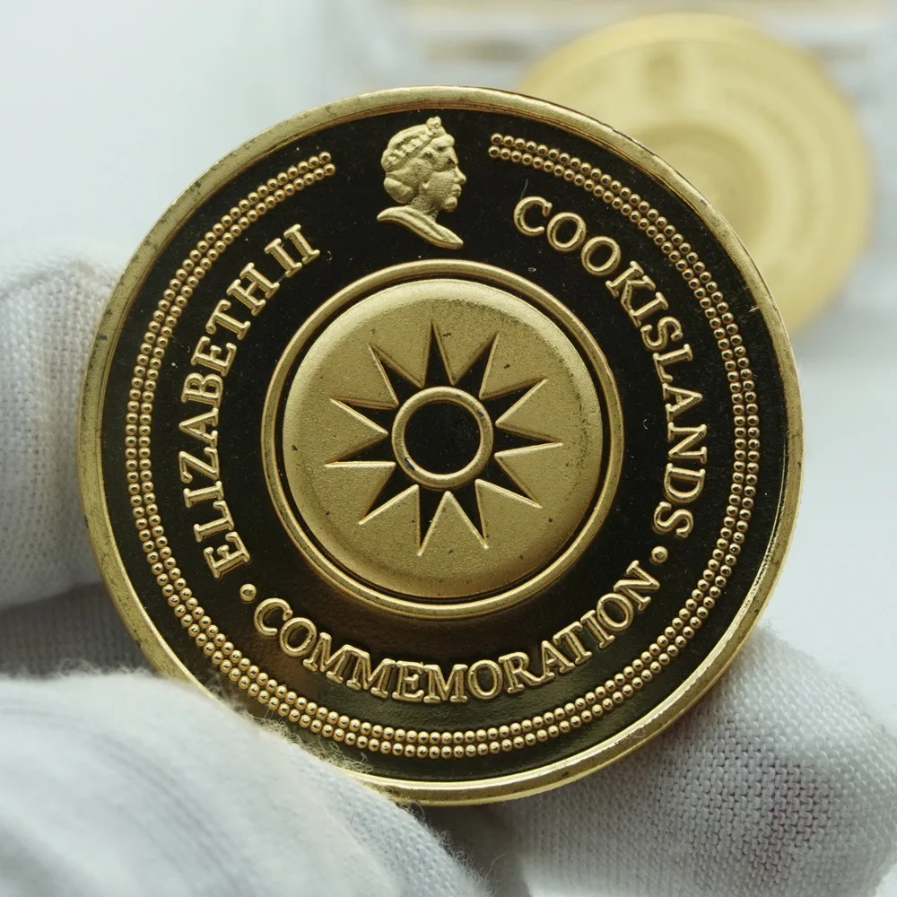 Gold Plated Libra Constellation Coin Souvenir Egypt Pyramid Commemorative Challenge Coin Collectible Jewelry