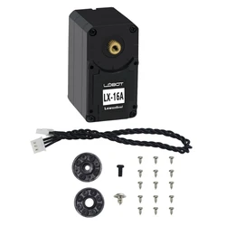 LOBOT LX-16A Serial Bus Micro Servo Car Full Metal Gear High Torque 19KG 240 Degree Remote Control RC Parts Robot for Children