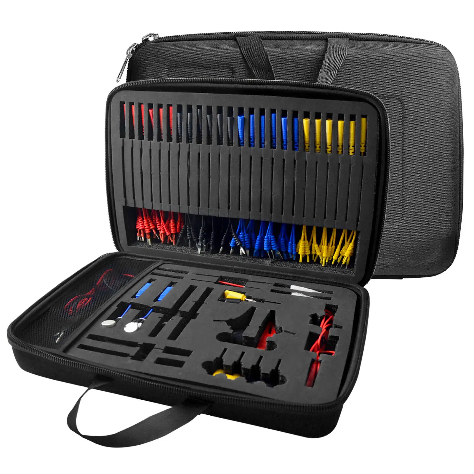 Test Lead Suit Purpose for Car Engine Testing, Perfect Wiring Circuit Checking Tool, Features Toolbox Combination Set