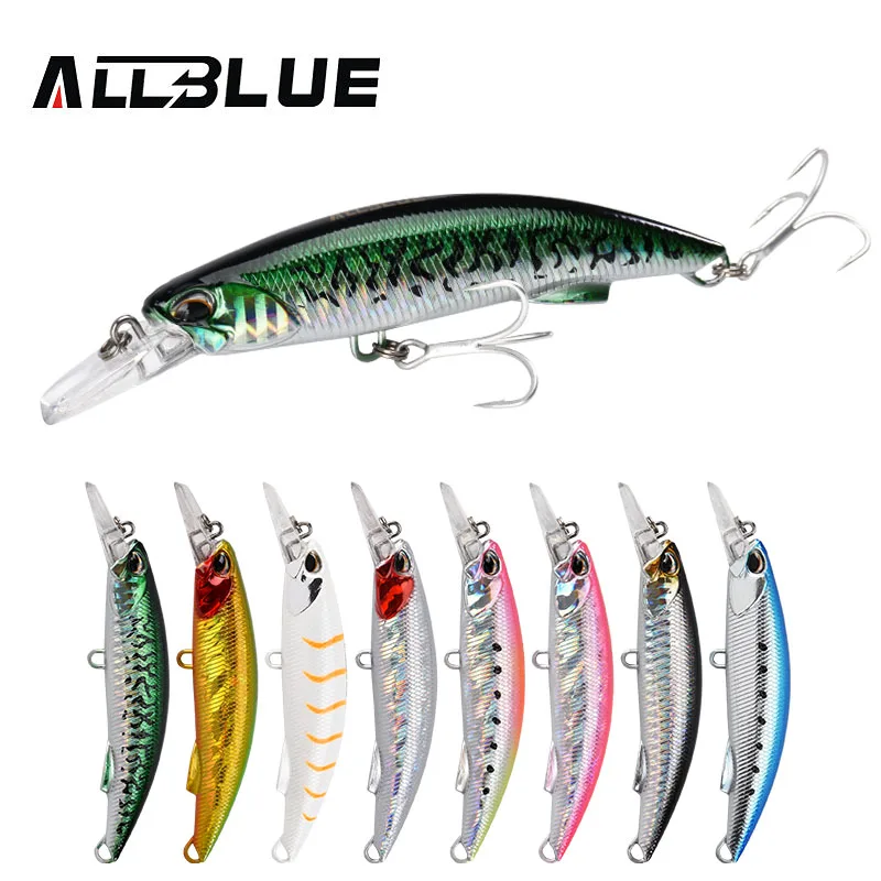 ALLBLUE New ZORO 90S Heavy Weight Minnow 92MM 38G Fishing Lure Sinking  Jerkbaits Hard Wobbler BKK Hook Artificial Bait Tackle