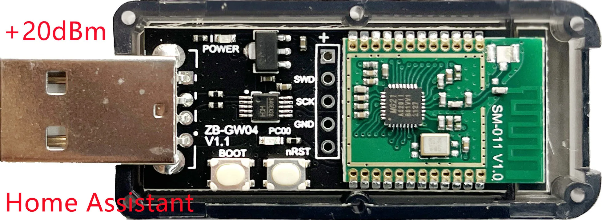 Imagem -03 - Silicon Labs Universal Gateway Dongle Usb Assistente Doméstico Zigbee 3.0 Zha Ezsp Ncp Efr32mg21 Pcs