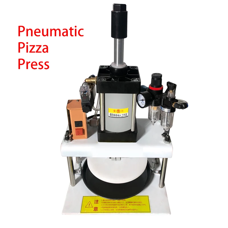 Commercial Cake Press Machine 7 Inch 8 Inch 9 Inch Cake Press Pneumatic Pizza Press Hand Cake Flatbread Biscuits Rice Cake Top