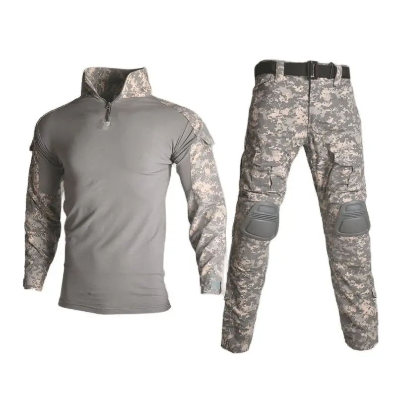 Outdoor suit, military uniform, camouflage pants set, air gun hunting special forces with protective equipment set