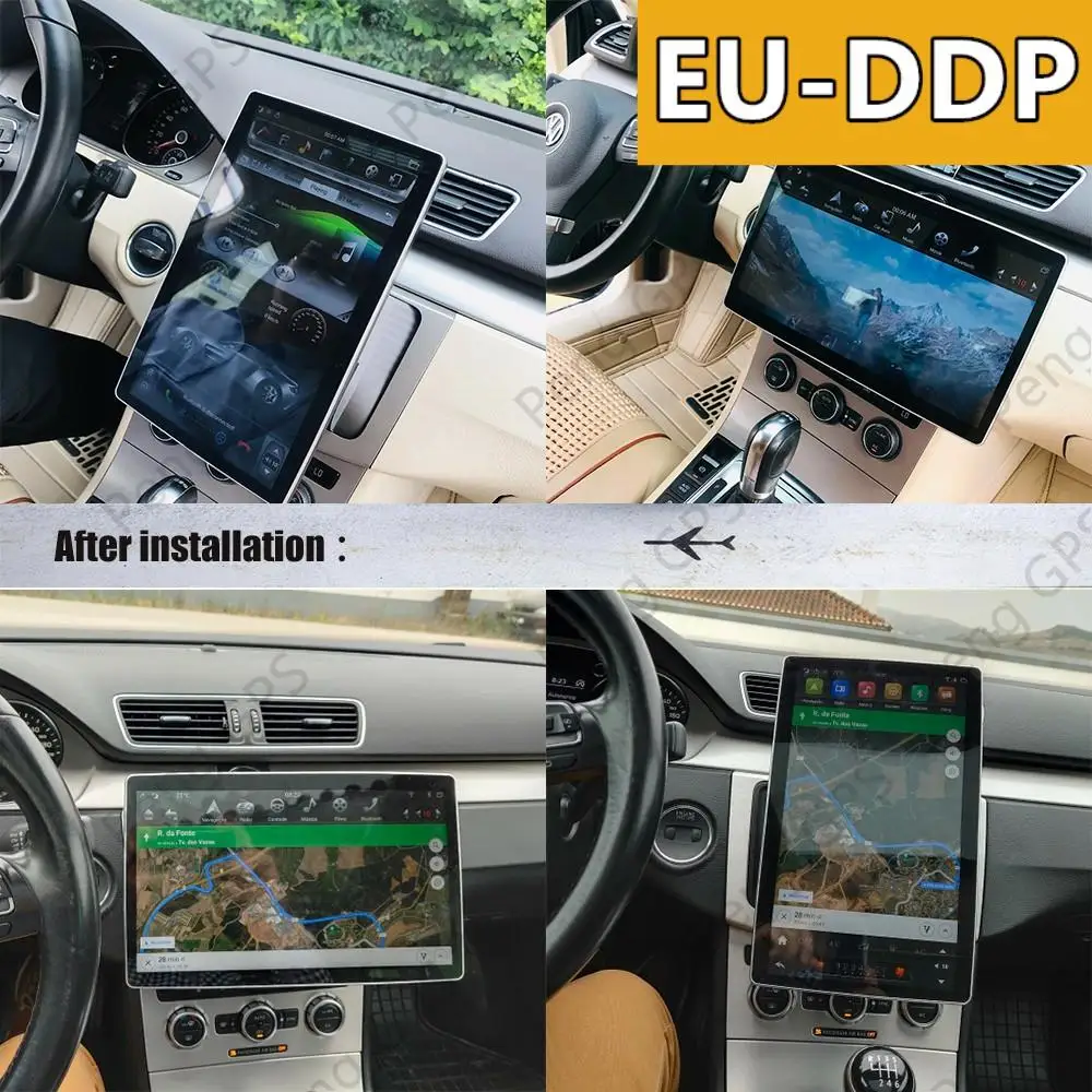 12.8 Inch Stereo Car Multimedia Player 2 Din Universal For Toyota Nissan Ford Kia Hyundai Android Car Radio Px6 Gps Navi