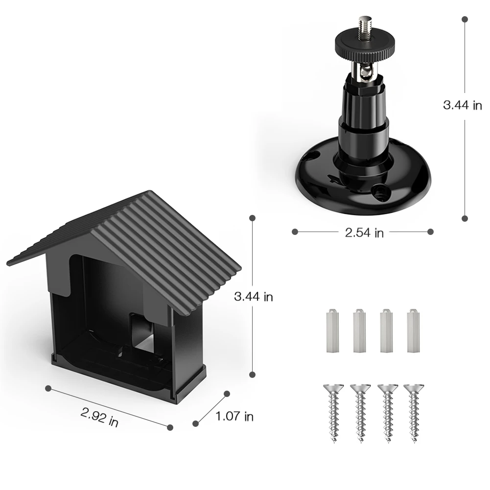 مقاوم للماء جدار جبل ل طرفة XT كاميرا ، البلاستيك واقية + 360 درجة قطب قوس