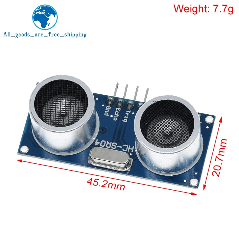 TZT Ultrasonic sensor HC-SR04 HCSR04 to world Ultrasonic Wave Detector Ranging Module HC SR04 HCSR04 Distance Sensor For Arduino