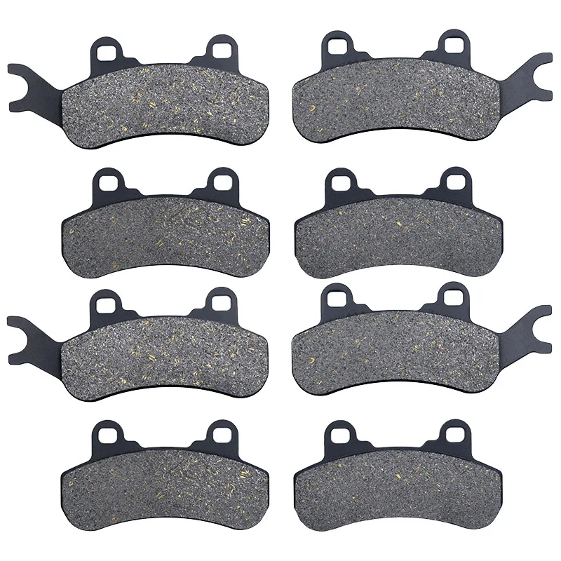 UTV ATV Quadrcycle Front and Rear Kit Brake Pads for CAN-AM Maverick X3 2017 Max Turbo R 2018