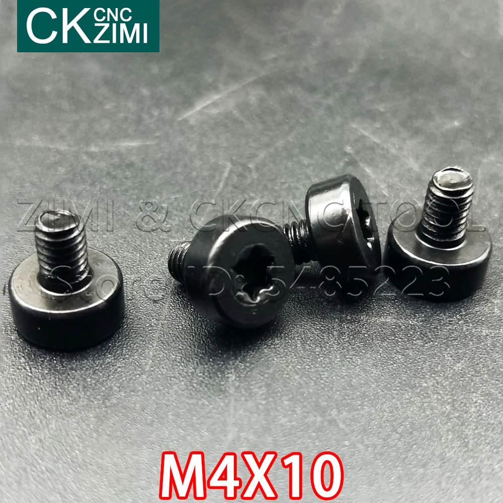 M4X10 CNC Alat Aksesoris Internal dan Eksternal Arbor Sisi Lubang Sekrup M4 * 10 Putaran Kepala Pengeboran Diri sekrup Phillips Sekrup