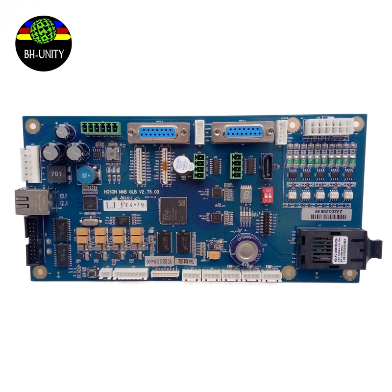 HOSON XP 600 board set double heads xp600 kit board network port fiber version for eco solvent printer with dx10 dx11 printhead