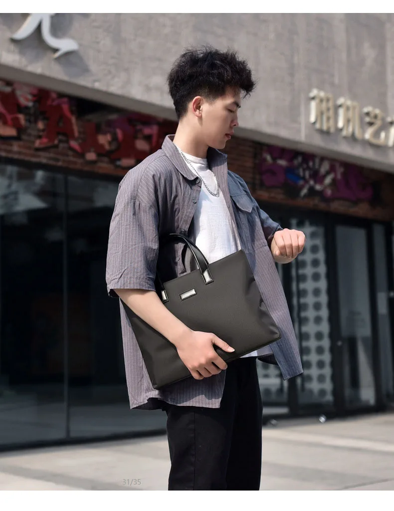 2024 Large Capacity Men\'s briefcase Casual Waterproof Laptop bag Big Size Business Male Handbags High Quality Wholesale Man bag