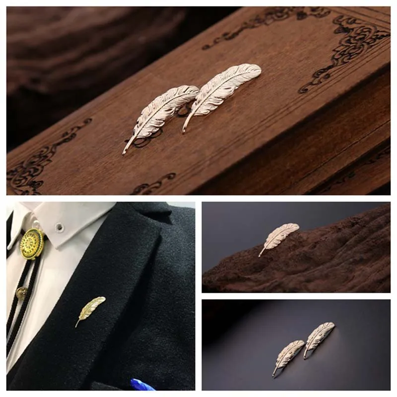 

1 шт., модная брошь в форме пера