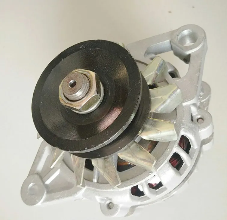 Małe koło pasowe do użytku domowego z magnesem trwałym i stałym napięciem 220V1500W alternator fabrycznie nowa czysta miedź