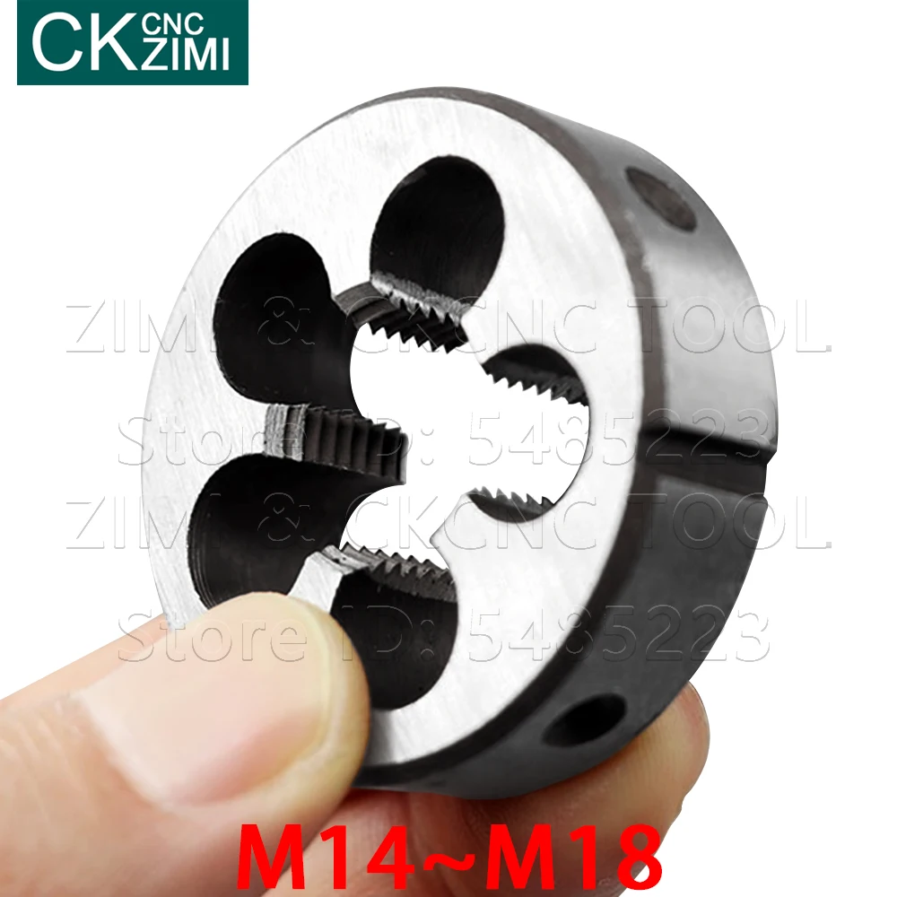 1 Máy Tính M14 M15 M16 M17 M18 Hợp Kim Thép Không Gỉ Vít Ren Chết Hệ Mét Máy Chết Tay Gõ Dụng Cụ Chết Máy kim Loại Làm Việc Vít Dụng Cụ