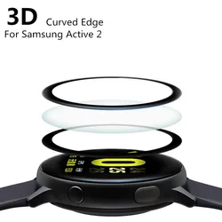 Smart Watch Film For Samsung Watch Active 2 40mm Suitable Curved Soft Film Glass Screen Protectors for Samsung Watch Active 44mm