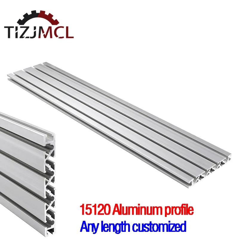 

CNC 3D Printer Parts 15120 T-Slot Aluminum Profile Extrusion Frame 100-1000mm Anodized Linear Rail Machine Tool Woodworking DIY