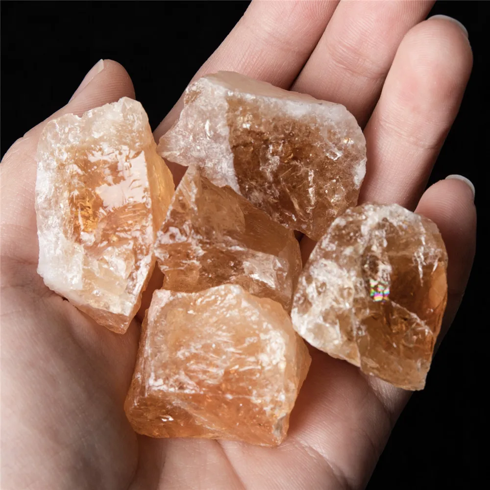 

2-3cm Citrines Natural Crystal Stones Mineral Quartz Crystal Raw Rough Stone Rock Specimen Stones Healing Collection